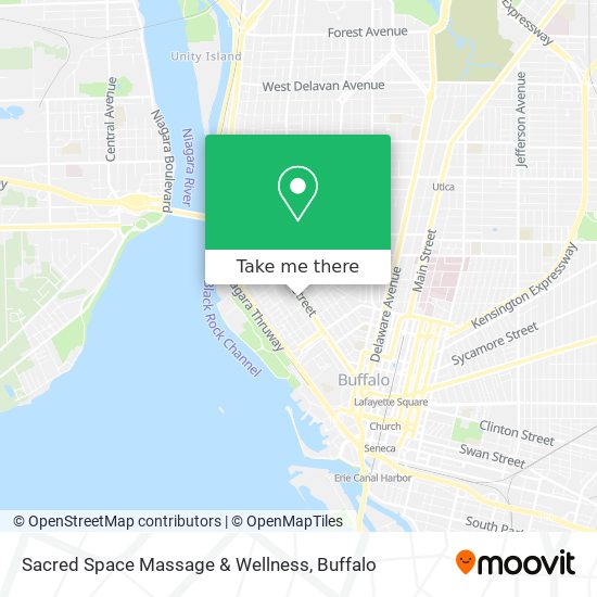 Mapa de Sacred Space Massage & Wellness