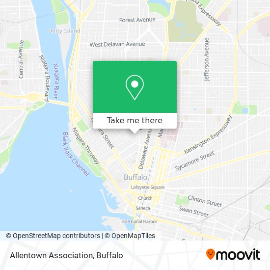 Allentown Association map