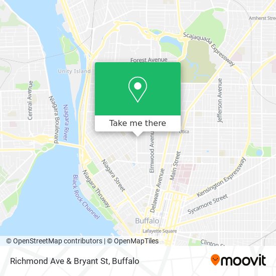 Richmond Ave & Bryant St map