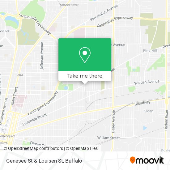 Mapa de Genesee St & Louisen St