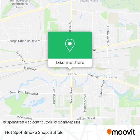 Hot Spot Smoke Shop map