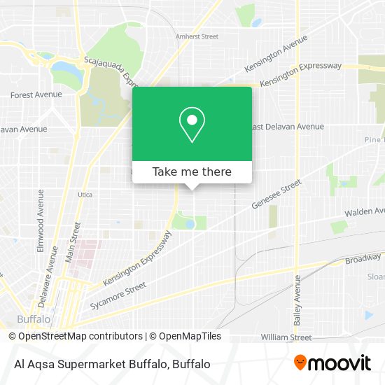 Al Aqsa Supermarket Buffalo map