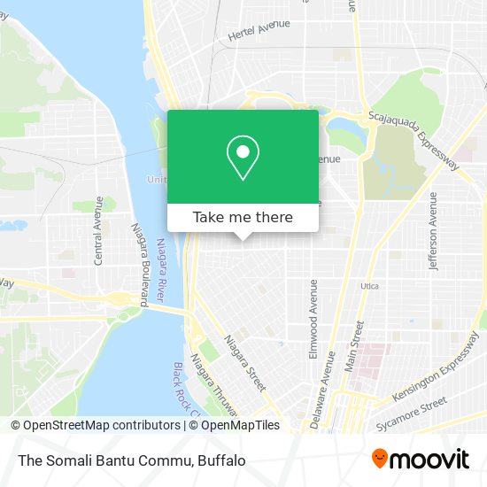 Mapa de The Somali Bantu Commu