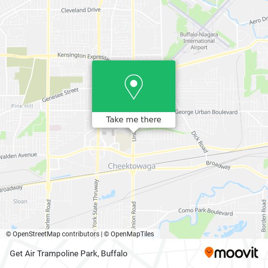 Get Air Trampoline Park map