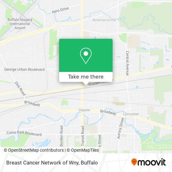 Mapa de Breast Cancer Network of Wny
