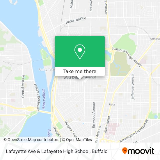 Mapa de Lafayette Ave & Lafayette High School