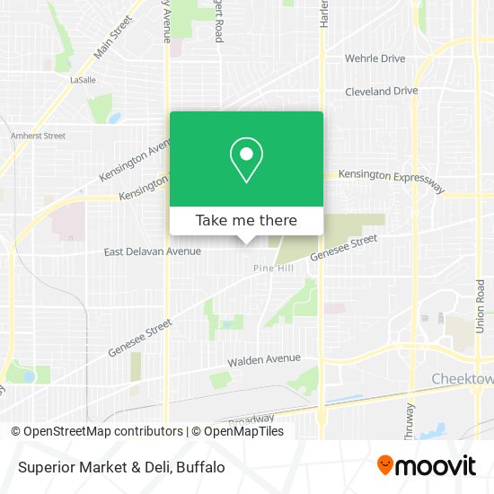Mapa de Superior Market & Deli