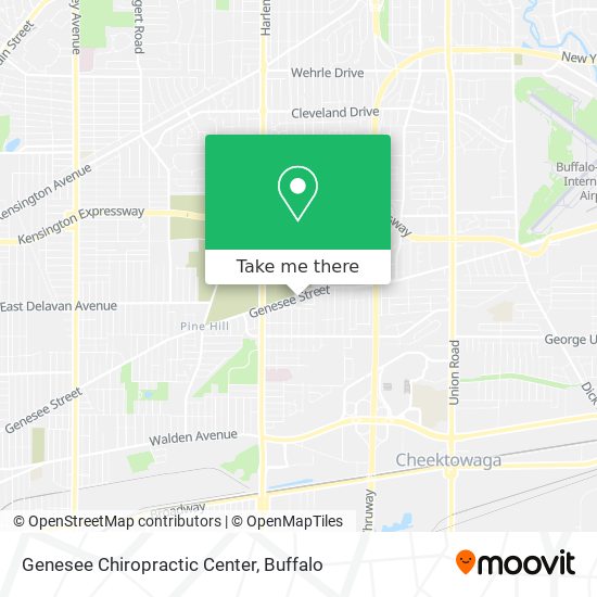 Genesee Chiropractic Center map