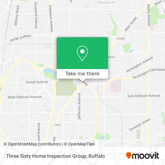 How to get to Three Sixty Home Inspection Group in Buffalo by Bus or Light Rail? photo