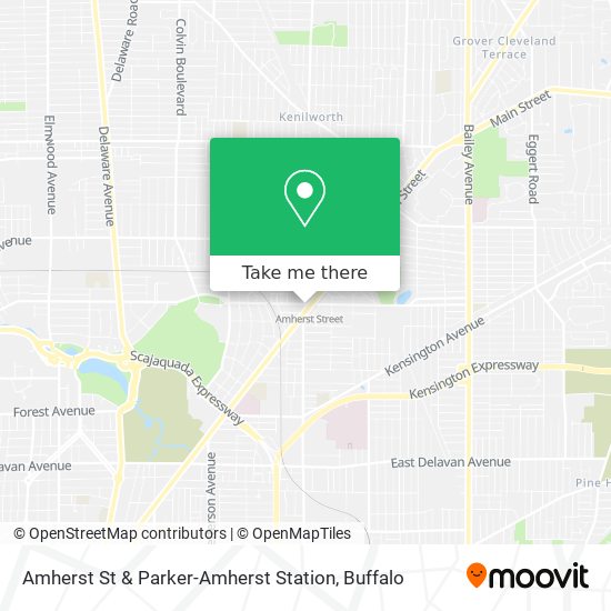 Mapa de Amherst St & Parker-Amherst Station