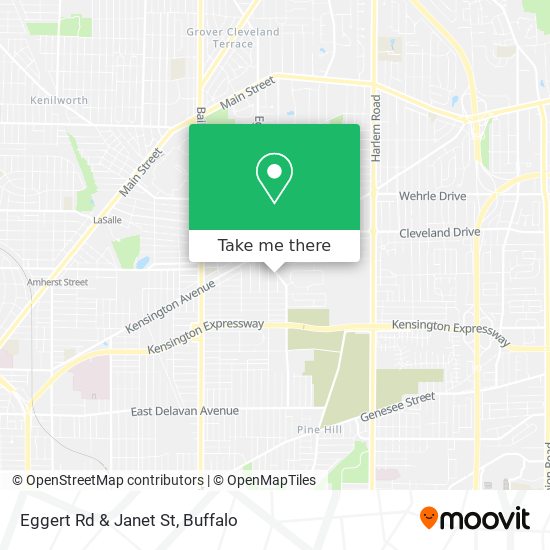 Mapa de Eggert Rd & Janet St