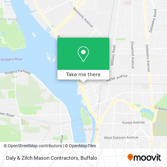 Daly & Zilch Mason Contractors map