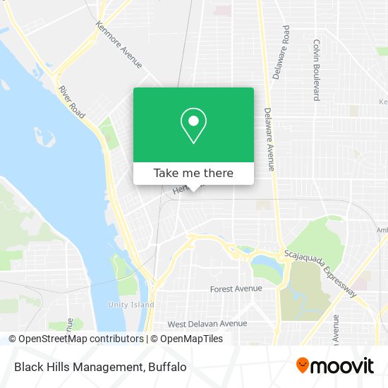 Black Hills Management map