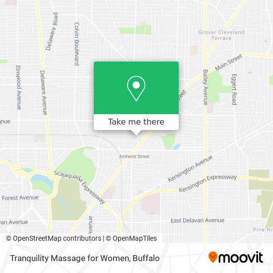 Tranquility Massage for Women map