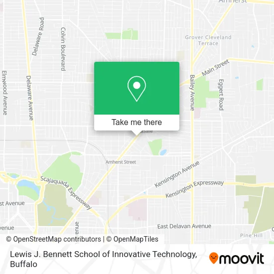 Mapa de Lewis J. Bennett School of Innovative Technology