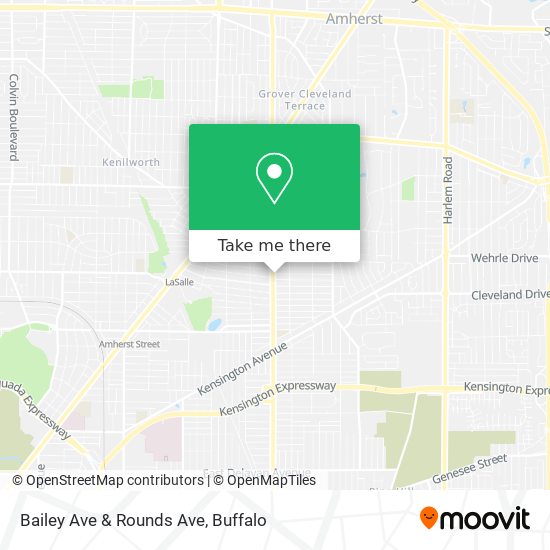 Mapa de Bailey Ave & Rounds Ave