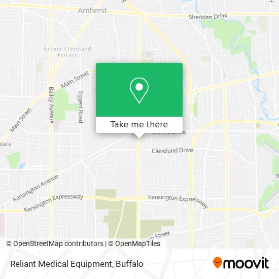 Reliant Medical Equipment map