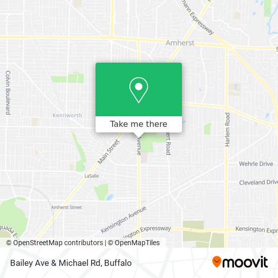 Bailey Ave & Michael Rd map