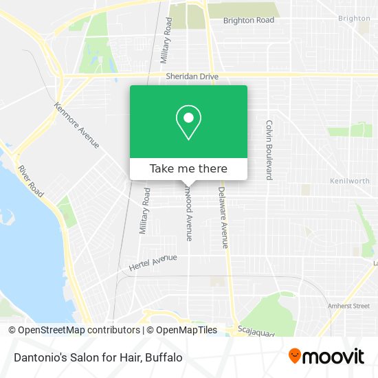 Dantonio's Salon for Hair map