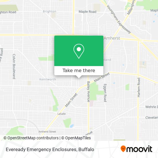 Eveready Emergency Enclosures map