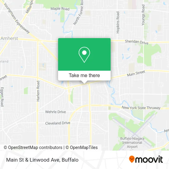 Mapa de Main St & Linwood Ave