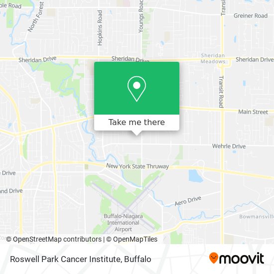 Roswell Park Cancer Institute map
