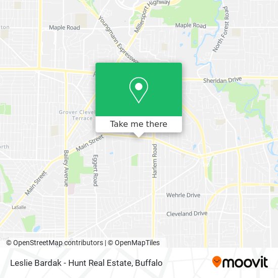Leslie Bardak - Hunt Real Estate map