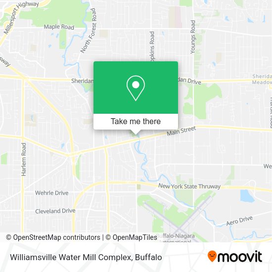 Williamsville Water Mill Complex map