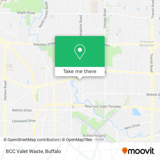 Mapa de BCC Valet Waste