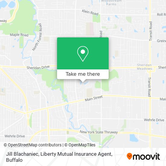 Jill Blachaniec, Liberty Mutual Insurance Agent map