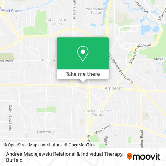Andrea Maciejewski Relational & Individual Therapy map