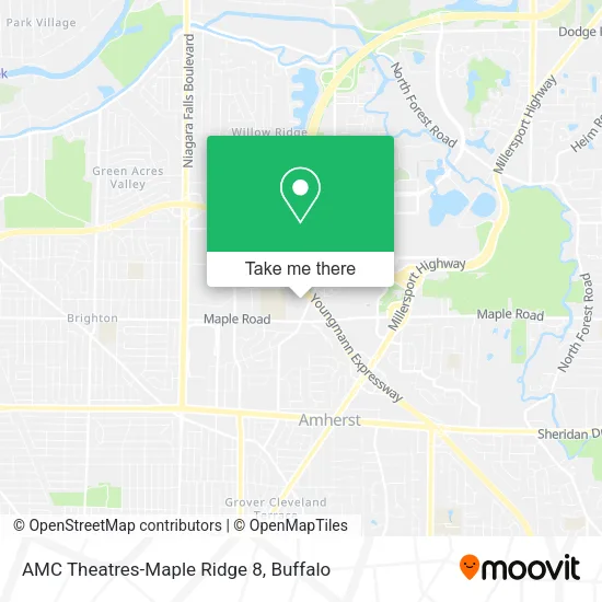 AMC Theatres-Maple Ridge 8 map
