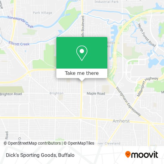 Mapa de Dick's Sporting Goods