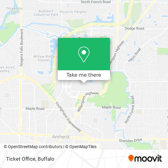 Mapa de Ticket Office