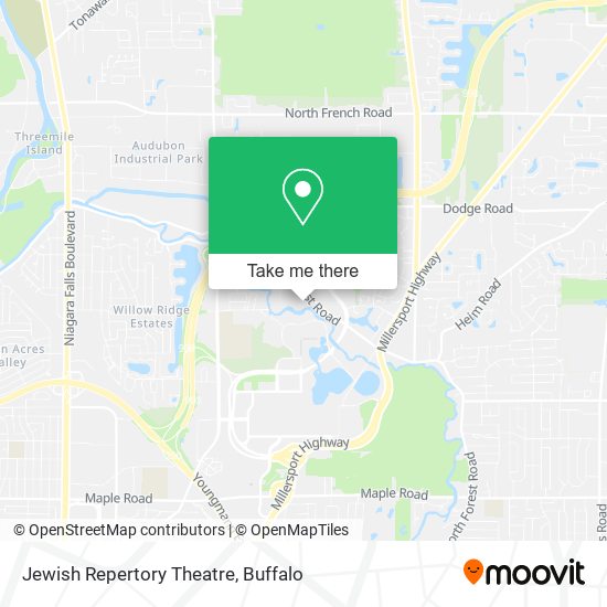 Jewish Repertory Theatre map