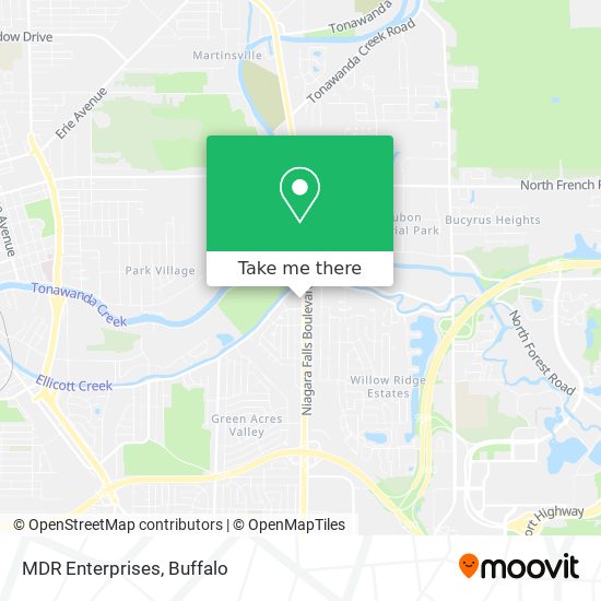 Mapa de MDR Enterprises