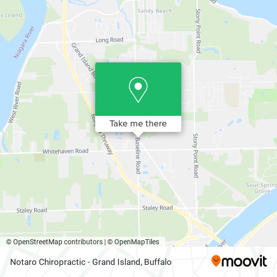 Mapa de Notaro Chiropractic - Grand Island