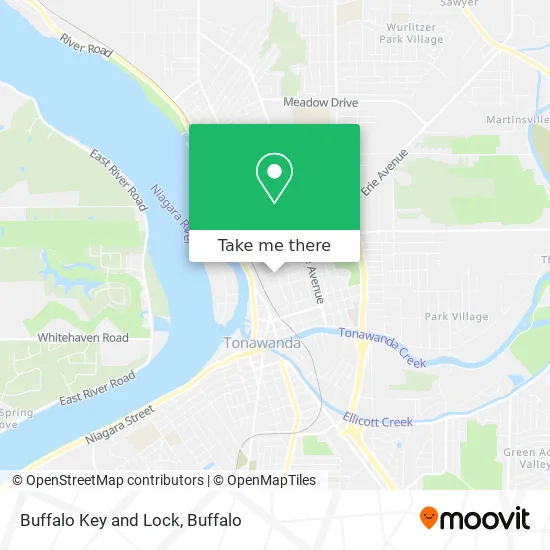 Buffalo Key and Lock map