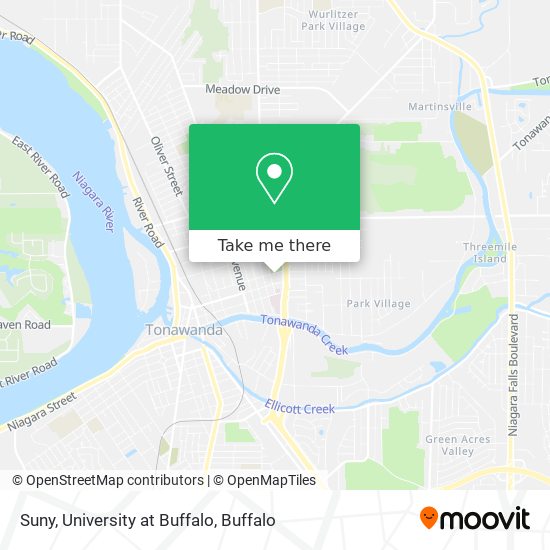 Suny, University at Buffalo map