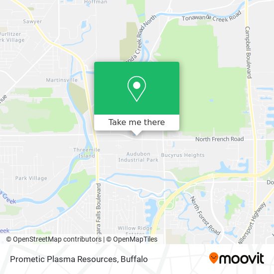 Prometic Plasma Resources map