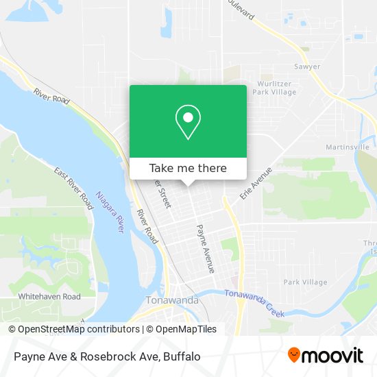 Mapa de Payne Ave & Rosebrock Ave