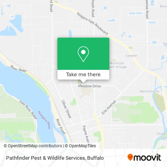 Pathfinder Pest & Wildlife Services map