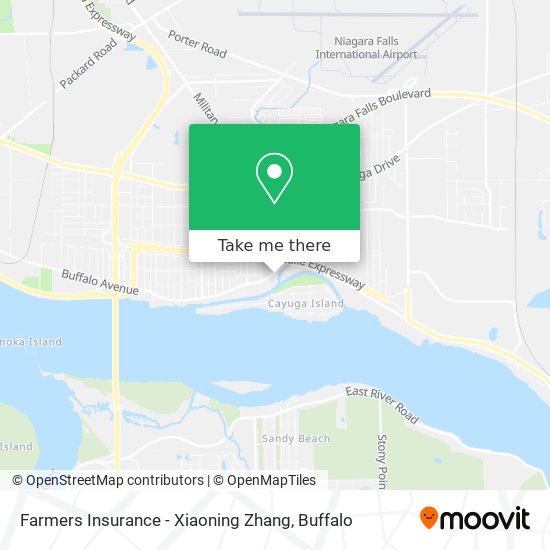 Farmers Insurance - Xiaoning Zhang map