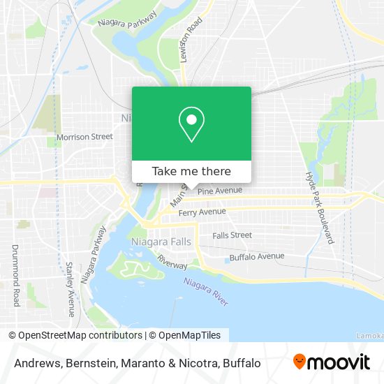 Andrews, Bernstein, Maranto & Nicotra map