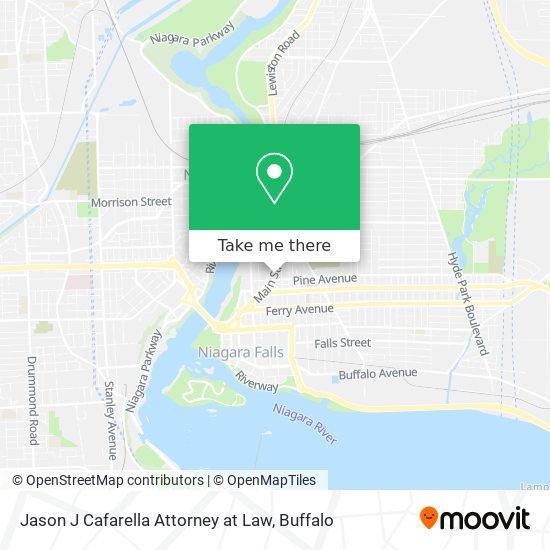 Mapa de Jason J Cafarella Attorney at Law
