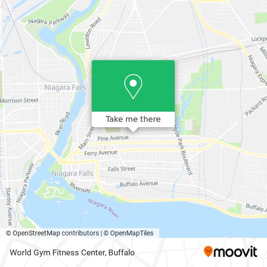 World Gym Fitness Center map