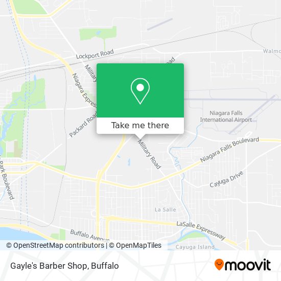 Gayle's Barber Shop map