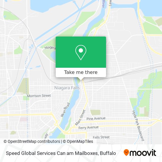 Speed Global Services Can am Mailboxes map