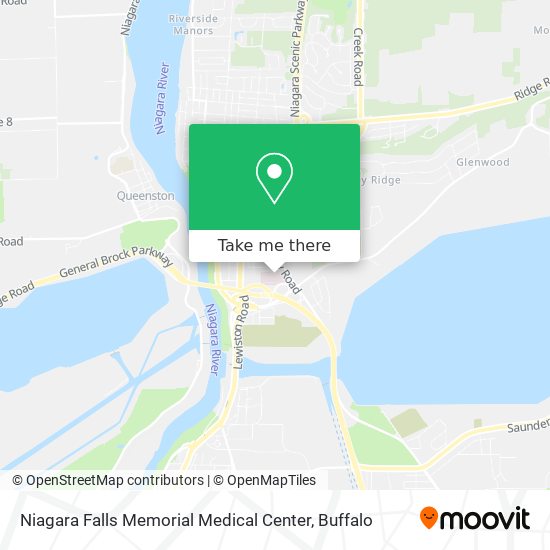 Mapa de Niagara Falls Memorial Medical Center