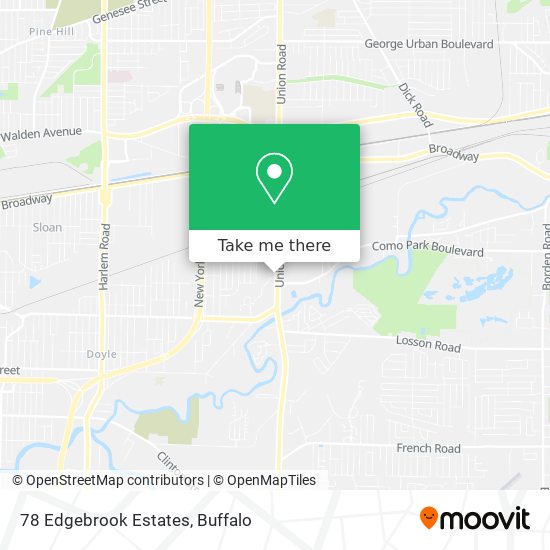 Mapa de 78 Edgebrook Estates